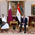السيسي وأمير قطر