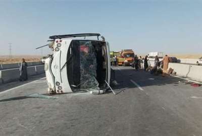 حادث انقلاب أتوبيس المنيا