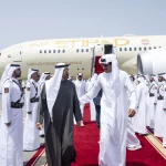 رئيس الإمارات يصل إلى الدوحة