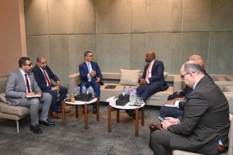 وزير الاستثمار والتجارة الخارجية يستقبل الأمين العام لأمانة منطقة التجارة الحرة القارية الإفريقية