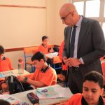 وزير التعليم في إحدى مدارس الغربية