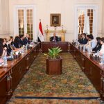 وزير الخارجية يلتقي الشباب المشاركين في برنامج زمالة شفيق جبر من مصر والولايات المتحدة