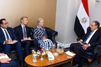 وزير الخارجية يلتقي بالمديرة التنفيذية لبرنامج الغذاء العالمي