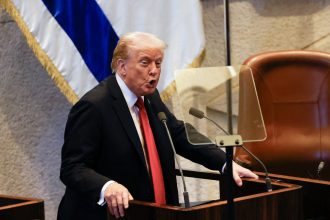AFP 20251013 78L34YG v2 HighRes IsraelUsPalestinianConflictTrump