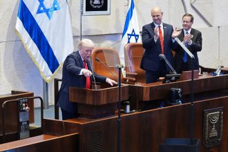 AFP 20251013 78LA9RF v1 HighRes IsraelUsPalestinianConflictTrump