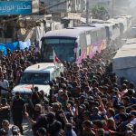 AFP 20251013 78LL864 v2 HighRes PalestinianIsraelConflictGazaHostages