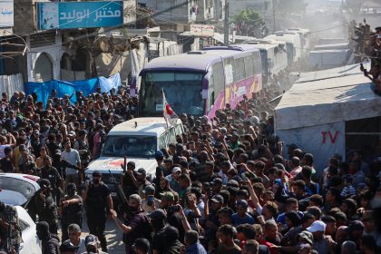 AFP 20251013 78LL864 v2 HighRes PalestinianIsraelConflictGazaHostages