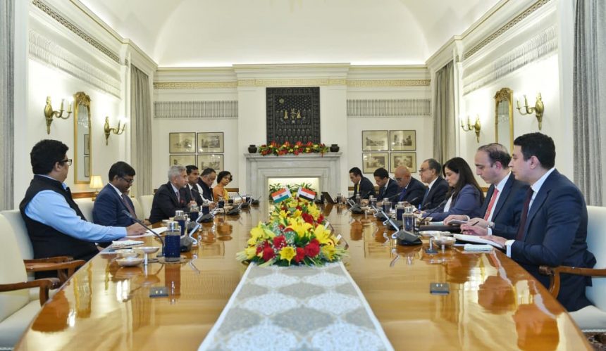 انعقاد الجولة الأولى من الحوار الاستراتيجي بين مصر والهند