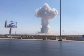 انفجار في العبور