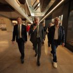 شريف فتحي داخل المتحف الكبير