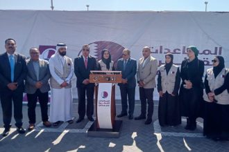 ميناء شرق بورسعيد يستقبل شحنات مساعدات إغاثية قطرية لغزة