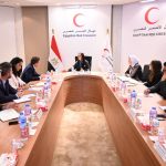 وزيرة التضامن الاجتماعي نائبة رئيس الهلال الأحمر المصري تستقبل وكيل الأمين العام للأمم المتحدة للشئون الإنسانية