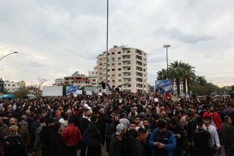 AFP 20251125 864D6AQ v1 HighRes SyriaConflictAlawiteProtest