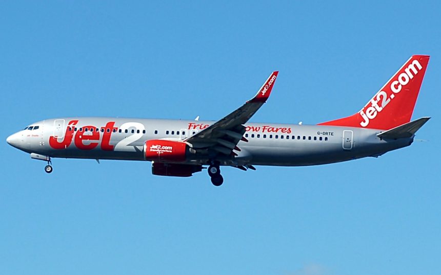 Boeing 737 800 G DRTE of Jet2