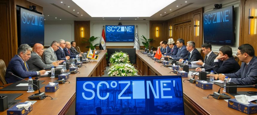 رئيس اقتصادية قناة السويس يستقبل النائب الأول لرئيس مجلس الوزراء القرغيزي لبحث فرص التعاون المشترك