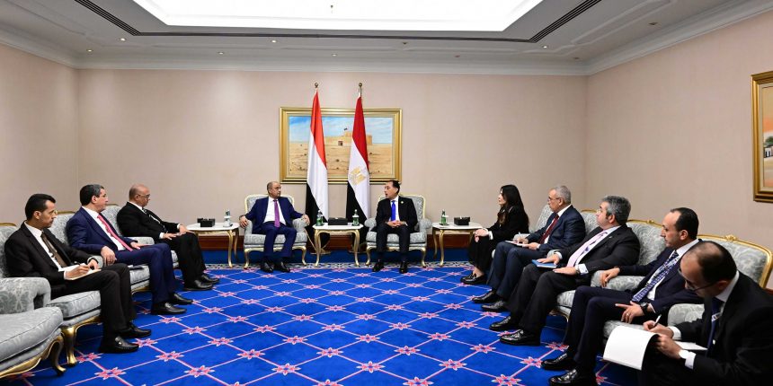 رئيس الوزراء يلتقي رئيس مجلس الوزراء اليمني