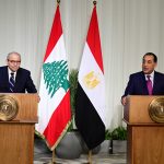 صطفى مدبولي، رئيس مجلس الوزراء، مؤتمراً صحفياً مشتركاً، مع الدكتور نواف سلام