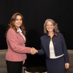 وزيرة التنمية المحلية والقائم بأعمال وزير البيئة تلتقي نظيرتها الكندية