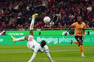 الكعبي يقود المغرب لفوز سهل 3 صفر على زامبيا بمشاركة حكيمي