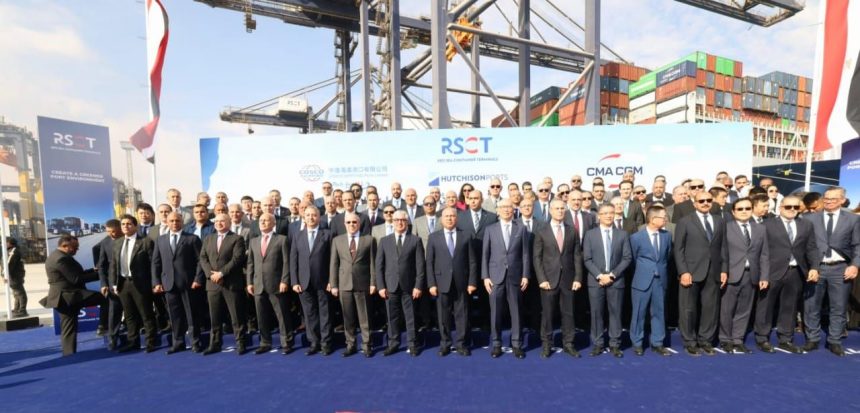 بدء التشغيل التجريبي لمحطة البحر الأحمر لتداول الحاويات رقم ١ بميناء السخنة