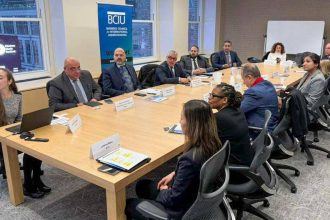 رئيس اقتصادية قناة السويس يشارك بالمائدة المستديرة لمجلس الأعمال للتفاهم الدولي BCIU وبنك HSBC