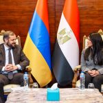 زيرة التخطيط والتنمية الاقتصادية والتعاون الدولي تعقد جلسة مباحثات مع وزير الاقتصاد الأرميني
