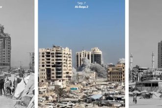 مبان مدمرة في غزة