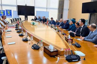 نائب رئيس مجلس الوزراء للتنمية الصناعية يلتقي وزير التجارة والصناعة وترويج الاستثمار العماني