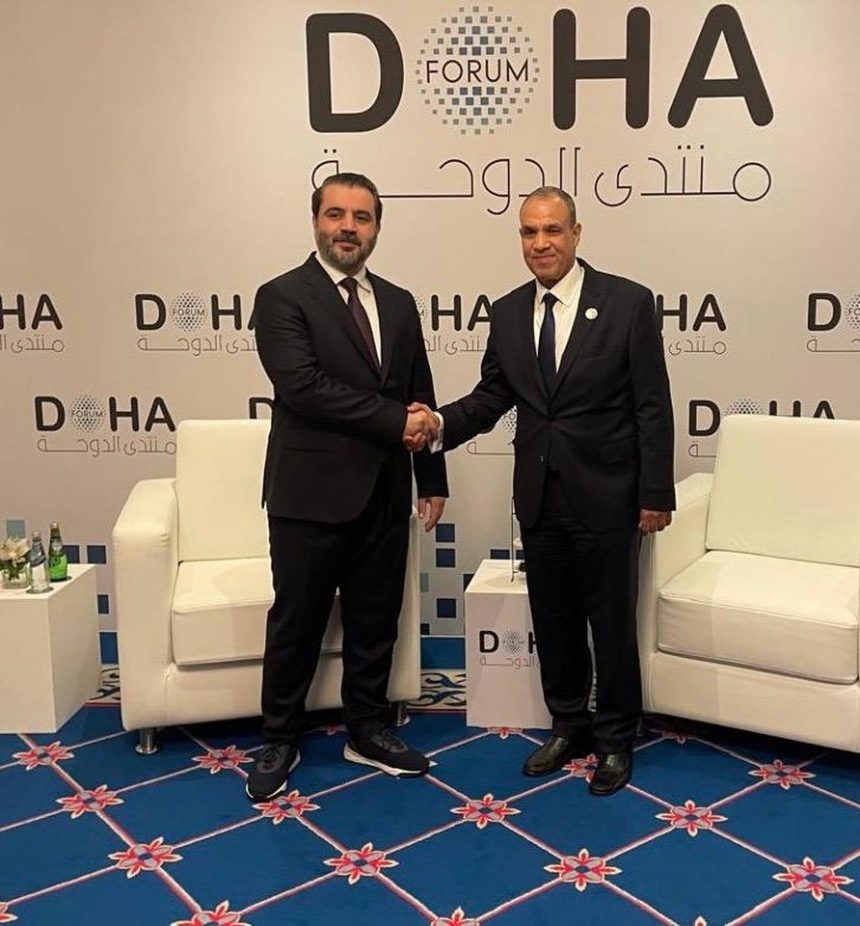 وزير الخارجية ونظيره السوري