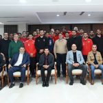 وزير الشباب ومنتخب مصر