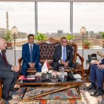 وزير الموارد المائية والري ومحافظ جنوب سيناء يبحثان موقف مشروعات الموارد المائية بمحافظة جنوب سيناء