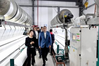 افتتاح شين جين للمنسوجات والطباعة والصباغة بالسخنة