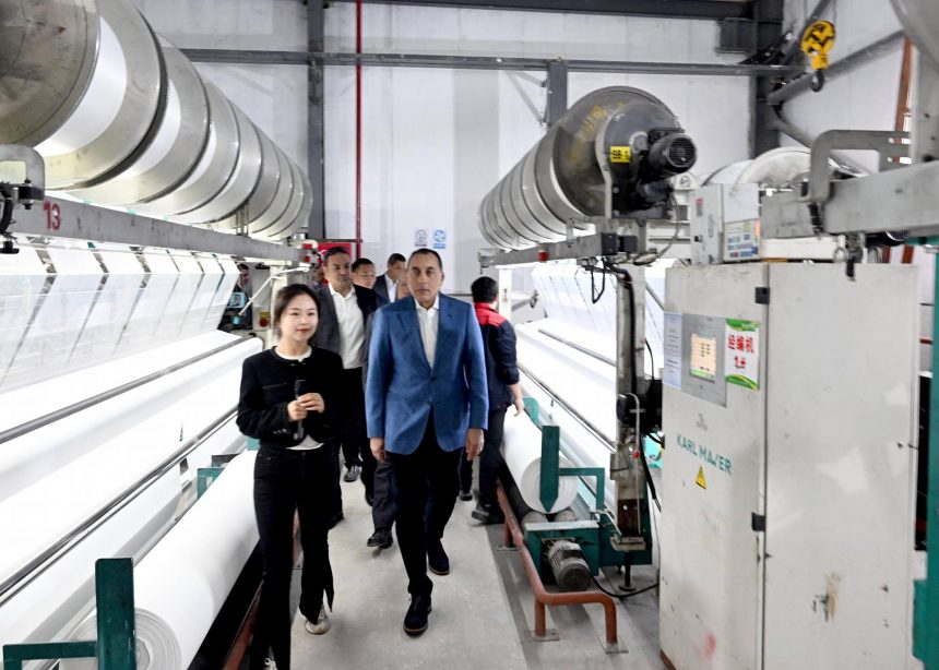 افتتاح شين جين للمنسوجات والطباعة والصباغة بالسخنة