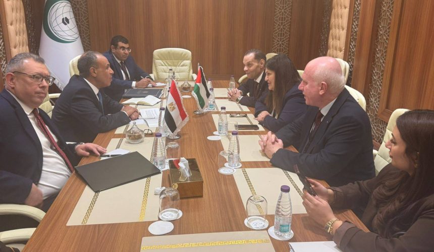 وزير الخارجية يلتقي بنظيرته الفلسطينية e1768154059187