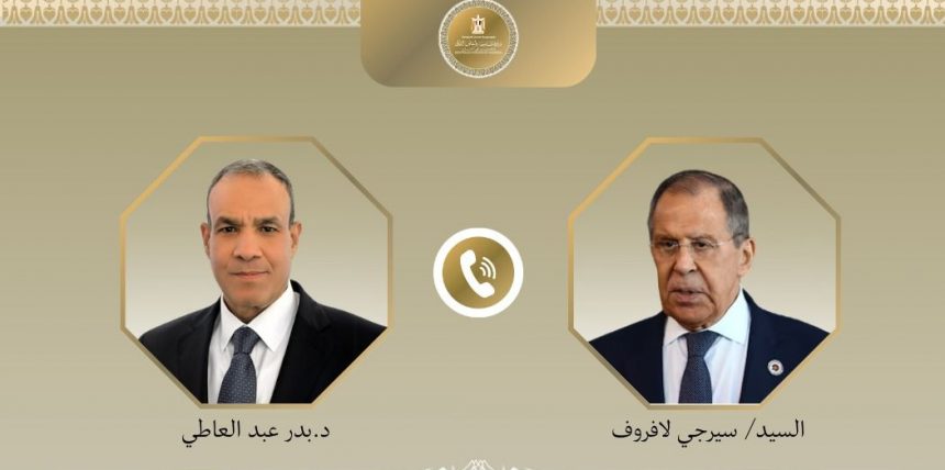 اتصال هاتفي بين وزير الخارجية ونظيره الروسي e1771948245389
