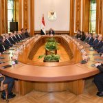 الحكومة الجديدة خلال اجتماعها مع الرئيس السيسي