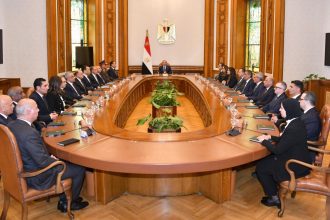الحكومة الجديدة خلال اجتماعها مع الرئيس السيسي