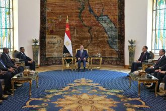 السيسي لرئيس حكومة السودانالسيسي لرئيس حكومة السودان