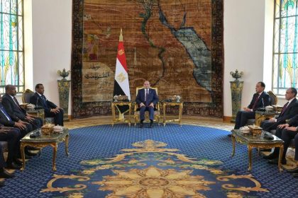 السيسي لرئيس حكومة السودانالسيسي لرئيس حكومة السودان