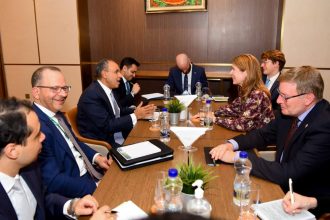 عبدالعاطي لوزيرة التنمية الدولية البريطانية