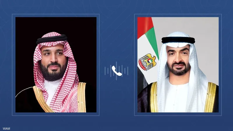 في أول اتصال منذ الخلاف بين الرياض وأبوظبي. ولي عهد السعودية يؤكد لرئيس الإمارات وضع الرياض إمكاناتها لمساندة أبوظبي