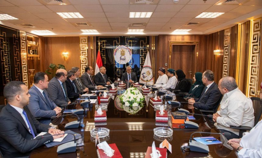 وزير الإنتاج الحربي يبحث مع وفد عماني التكامل في مجال إدارة المخلفات