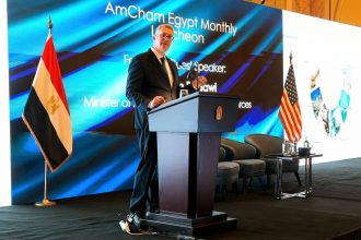 وزير البترول والثروة المعدنية أمام غرفة التجارة الأمريكية