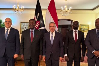 وزير الخارجية يبحث مع وزراء كينيين تعزيز الشراكة الاقتصادية والتعاون في إدارة الموارد المائية e1771342915219