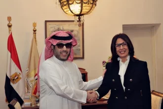 وزيرة الثقافة وتركي ل الشيخ 1771942494 0 e1771945095827