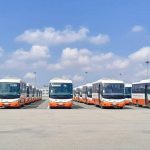 100 حافلة مُصنّعة محليًا على متن السفينة SUNSHINE ACE