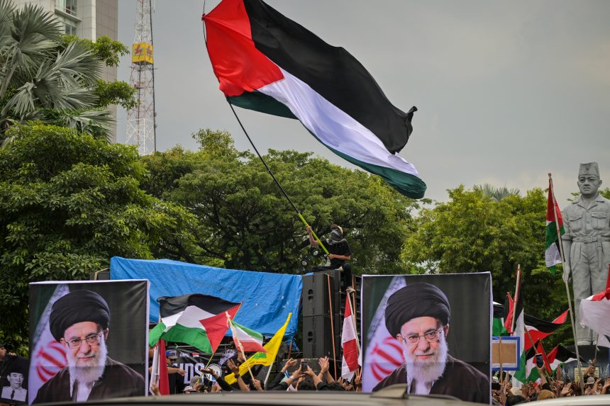 AFP 20260313 A34K63K v1 HighRes IndonesiaUsIsraelIranPalestinianWarProtest
