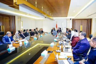 أحمد رستم، وزير التخطيط مع هاني سويلم وزير الري