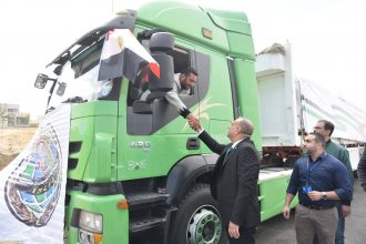 القافلة الـ16 من المساعدات الإغاثية العاجلة إلى غزة