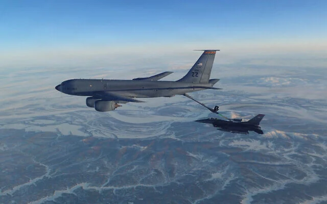 تحطم طائرة تزويد وقود أمريكية في غرب العراق